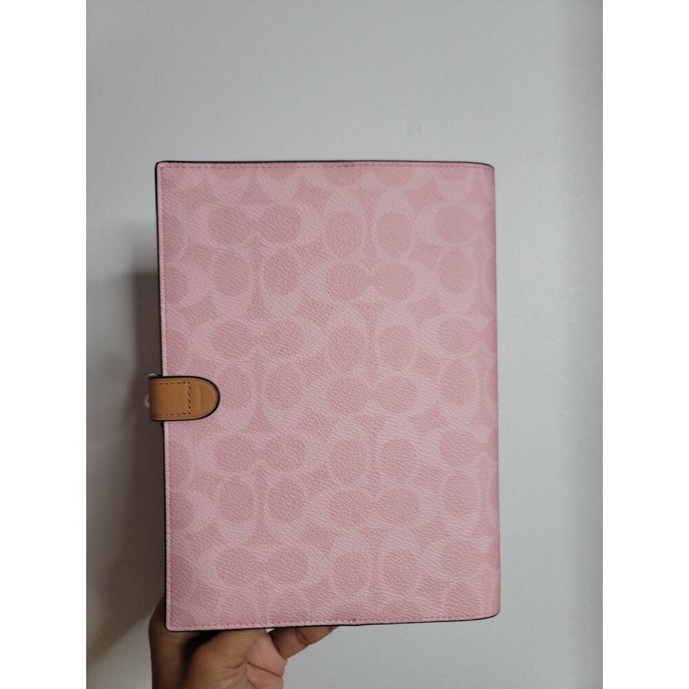 Coach Notebook Powder Pink NEW - Picture 2 of 4